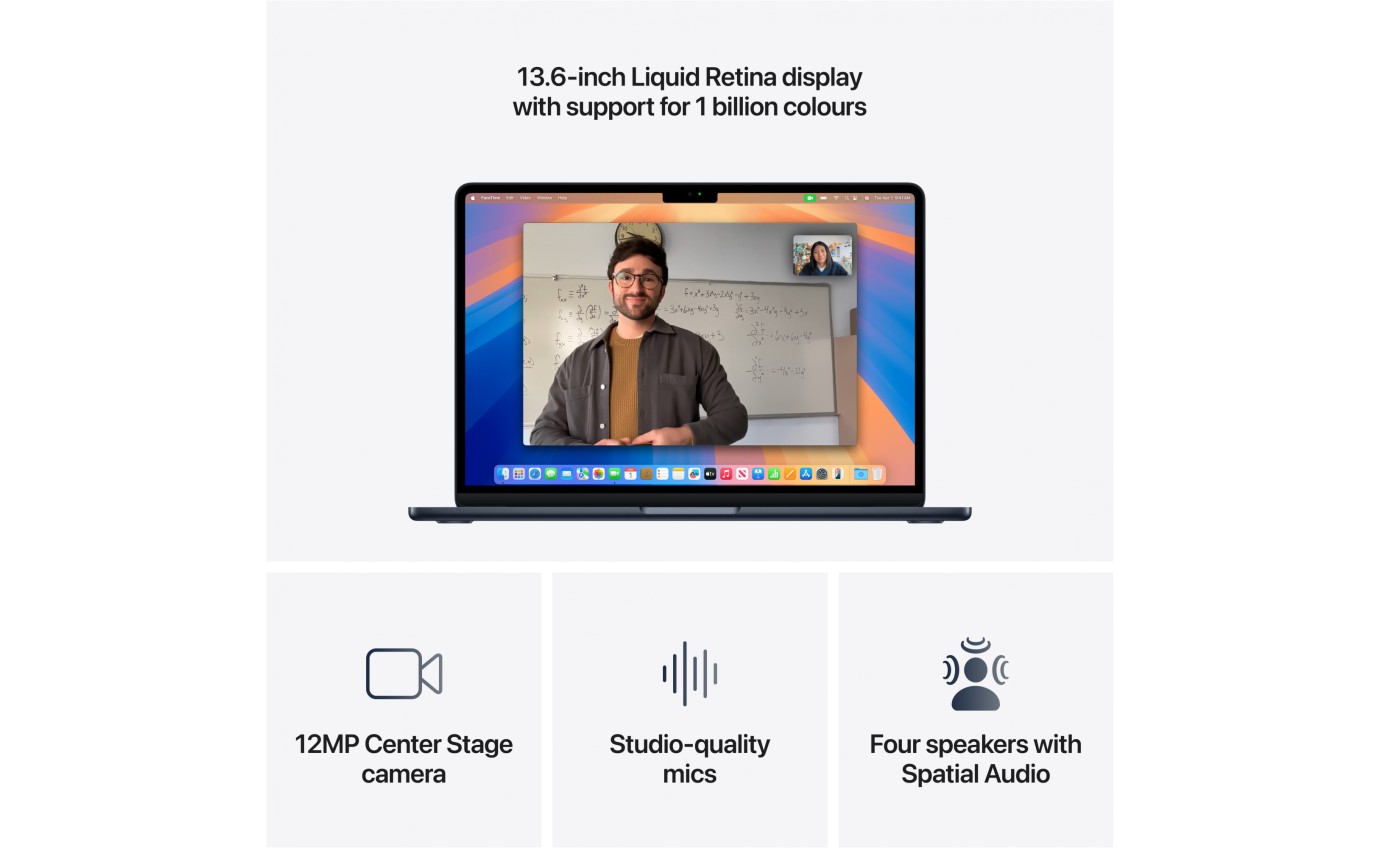 Apple MacBook Air 13-inch M4 Chip 16GB RAM 512GB (Midnight) MW133XA