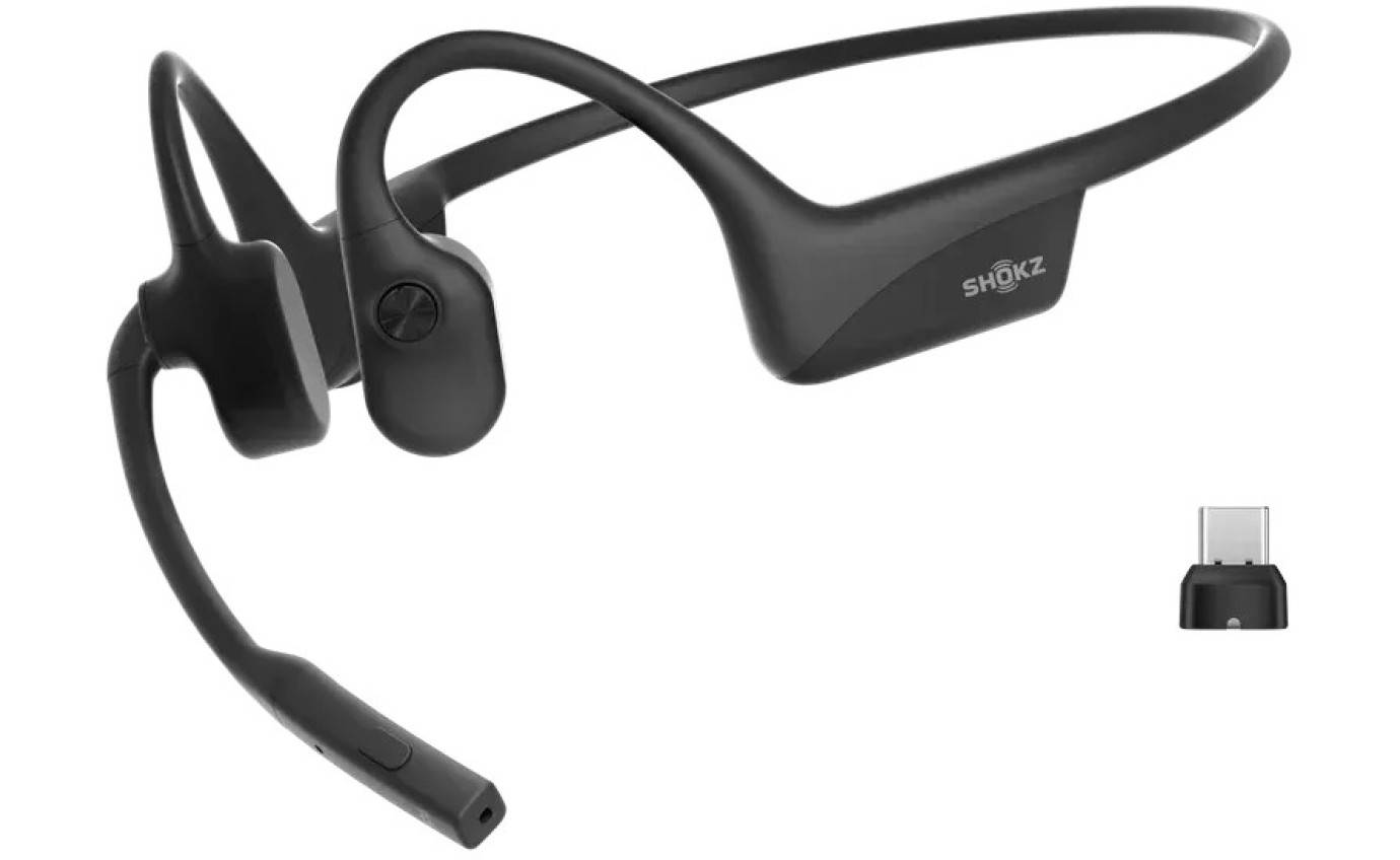 Shokz OpenComm2 UC USB-C Bone Conduction Stereo Headset (2025 Upgrade) C120ACBK