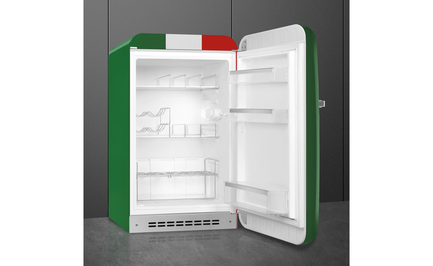 Smeg 135L 50's Style Refrigerator (Italian Flag) FAB10HRDIT6