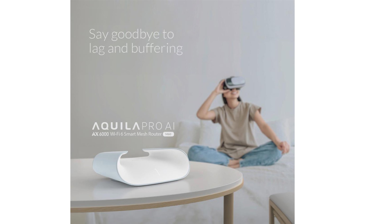 D-Link Aquila Pro AI AX6000 Wi-Fi 6 Smart Mesh Router (3 Pack) M603PK