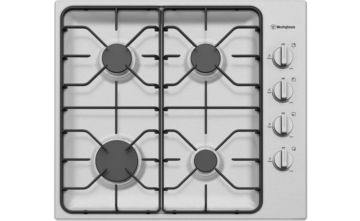 Westinghouse 60cm 4 Burner Gas Cooktop WHG640SC