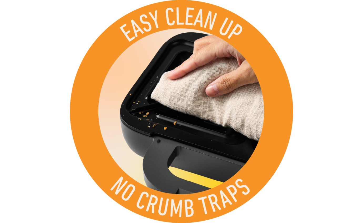 Sunbeam Turbo Crunch 4 Slice Toastie Maker GRM4100SS