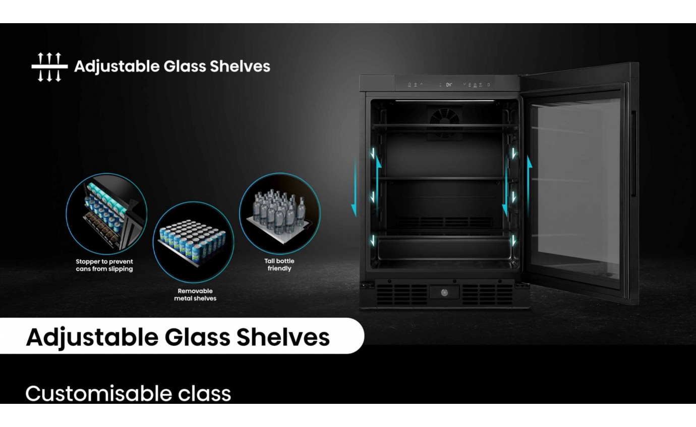 Hisense 140 Can Beverage Cooler HRBC137