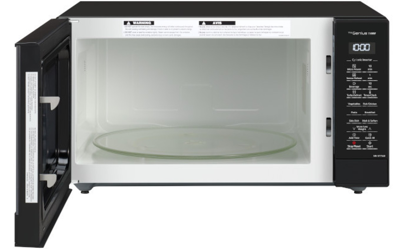 Panasonic 44L 1100W Cyclonic Inverter Microwave Oven (Black) NNST75LBQPQ