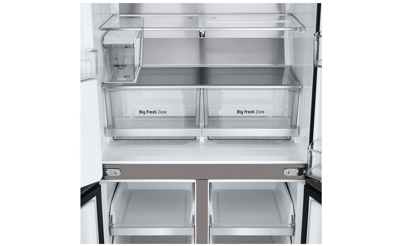 LG 506L Slim French Door Fridge (Stainless Steel) GFL500PL
