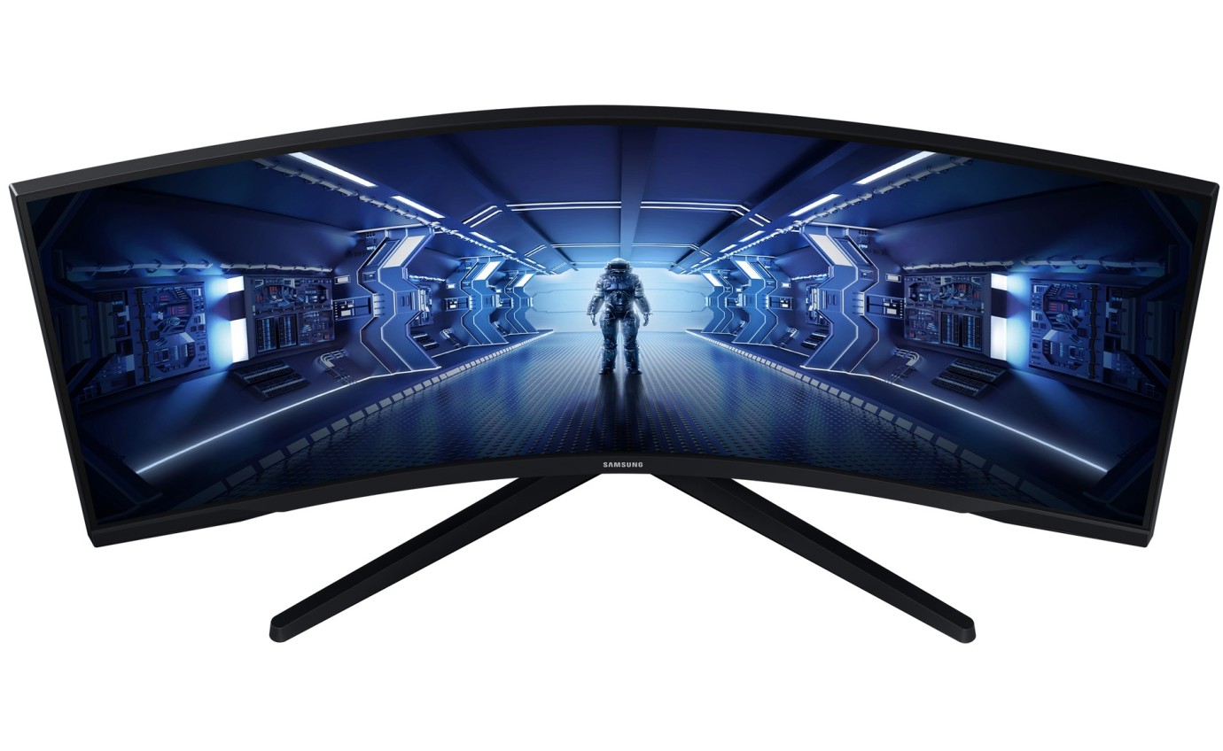 Samsung 34 inch Odyssey G55T Curved WQHD 165Hz Gaming Monitor LC34G55TWDEXXY