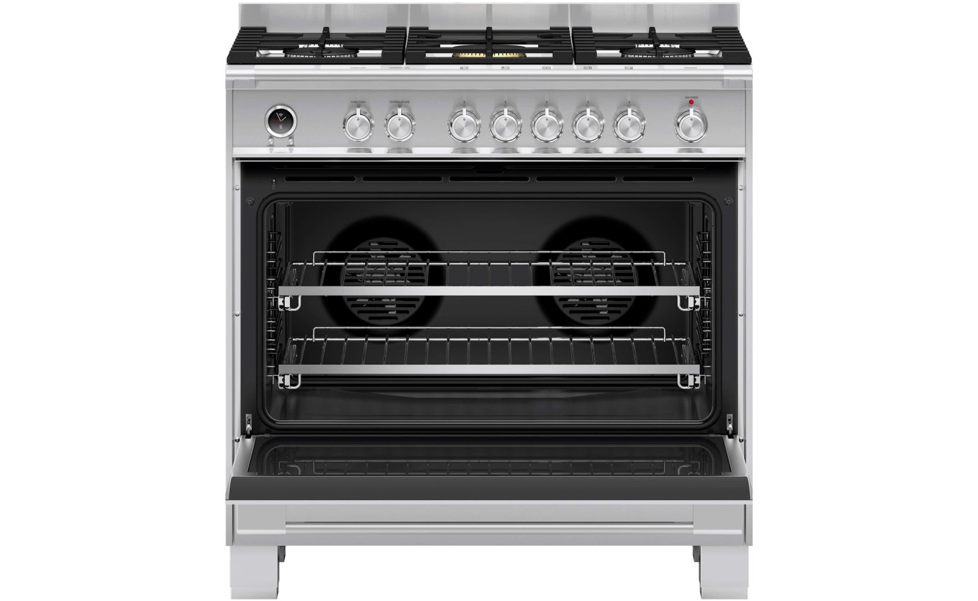 Fisher & Paykel 90cm Series 9 Classic 5 Burner Dual Fuel Pyrolytic Cooker OR90SCG6X1
