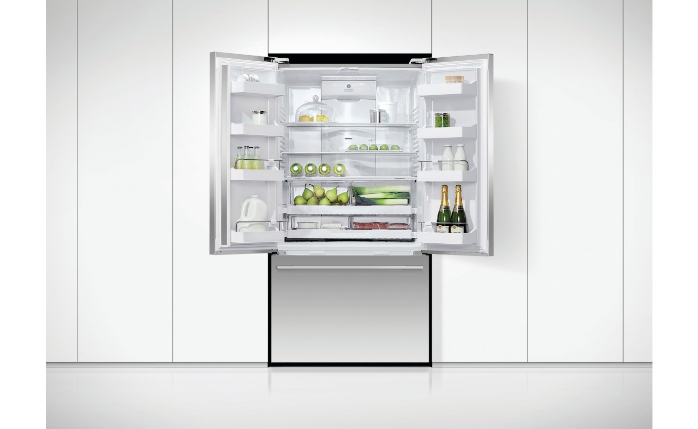 Fisher & Paykel 569L Series 7 French Door Refrigerator Freezer, Ice & Water RF610ADUX5
