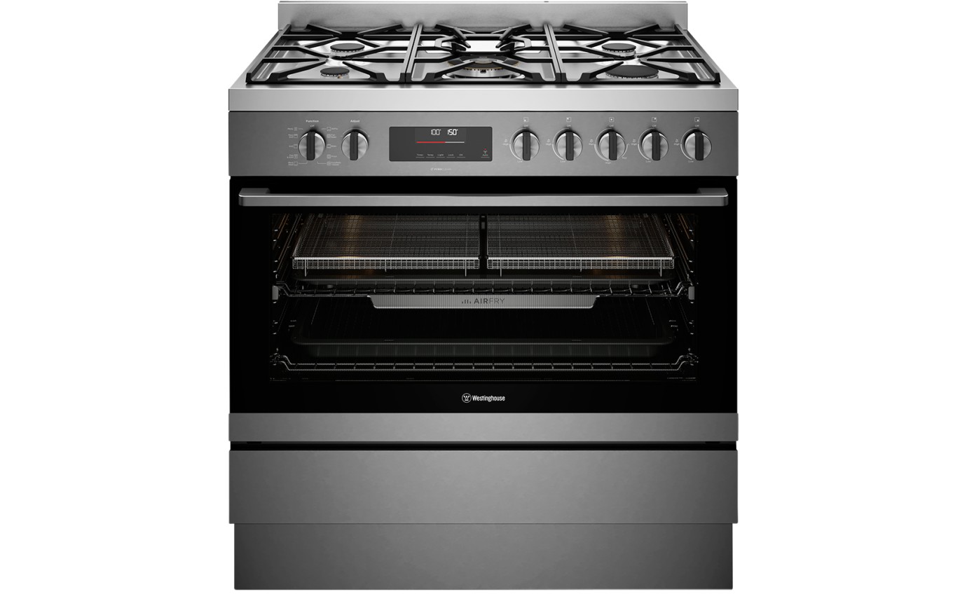 Westinghouse 90cm Dual Fuel Pyrolytic Freestanding Oven WFEP9717DD