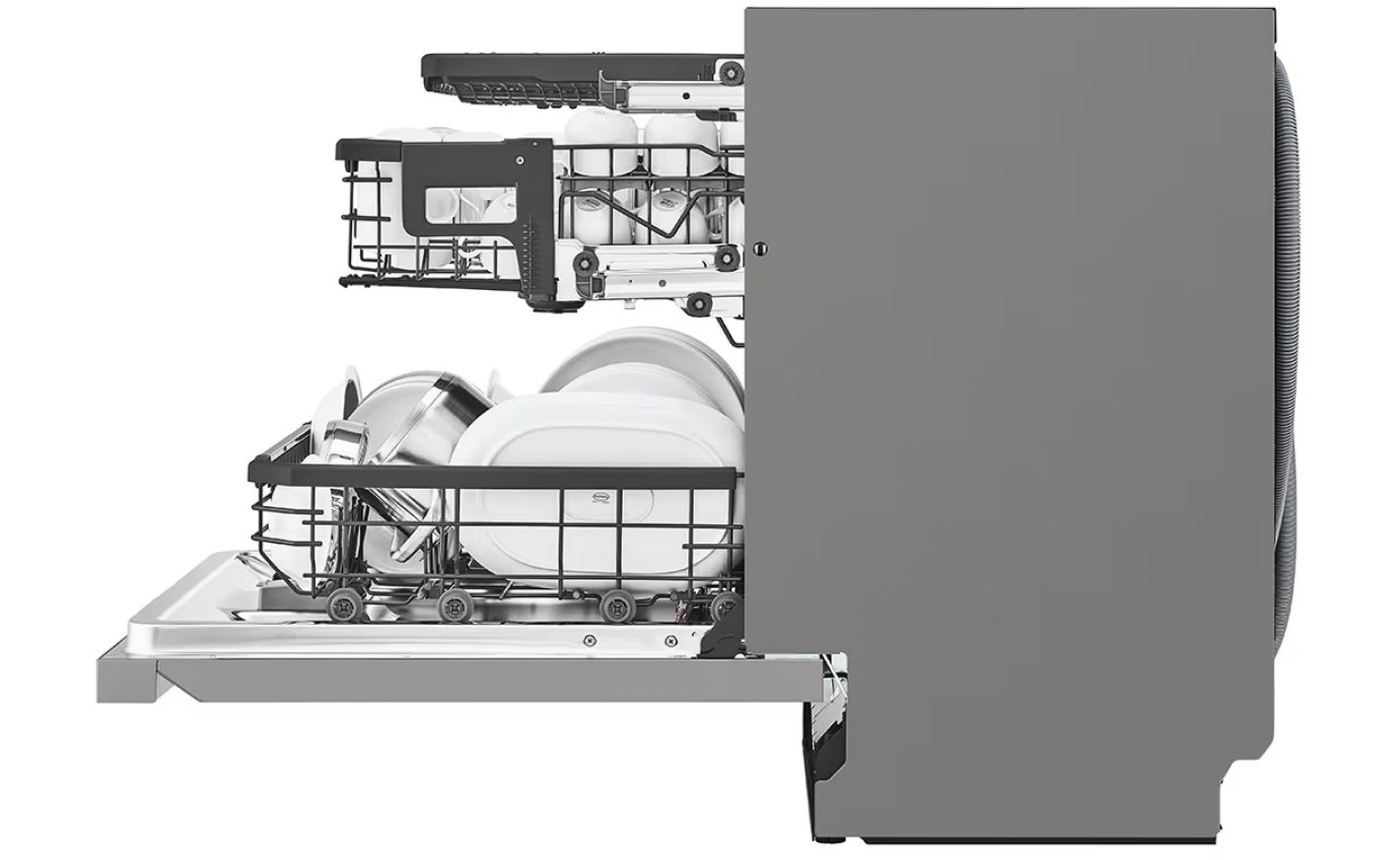 LG 60cm Built-Under Dishwasher (Platinum Steel) XD3A25UPS