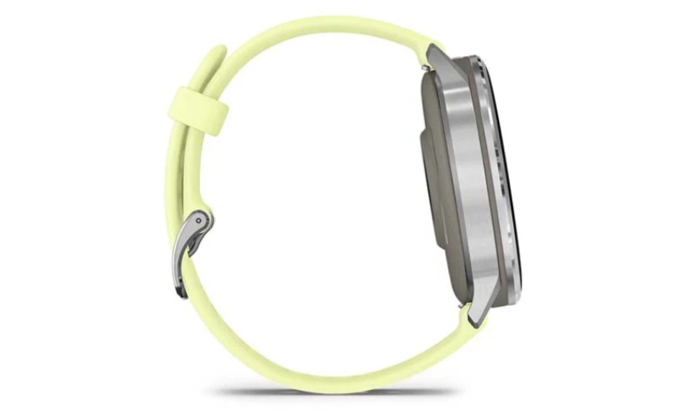Garmin Venu&reg; 4 Smartwatch 45mm (Silver/Citron Silicone Band) 0100301402