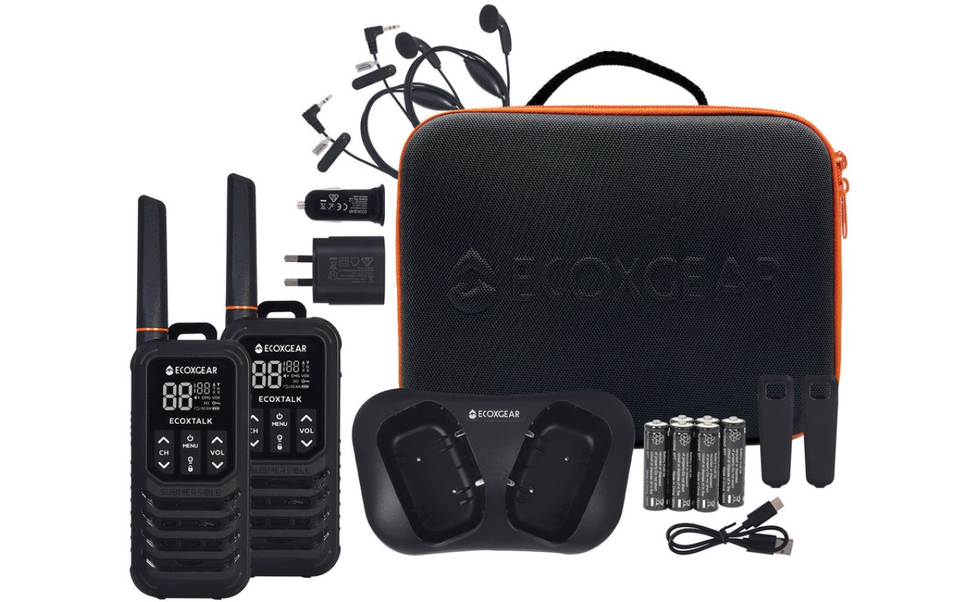 ECOXGEAR ECOXTALK EXG200 2W 13km IP67 Handheld UHF Radio (Twin Pack) EXG2002PK