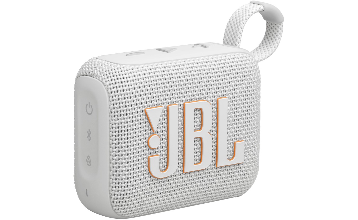 JBL Go 4 Mini Portable Bluetooth Speaker (White) JBLGO4WHT