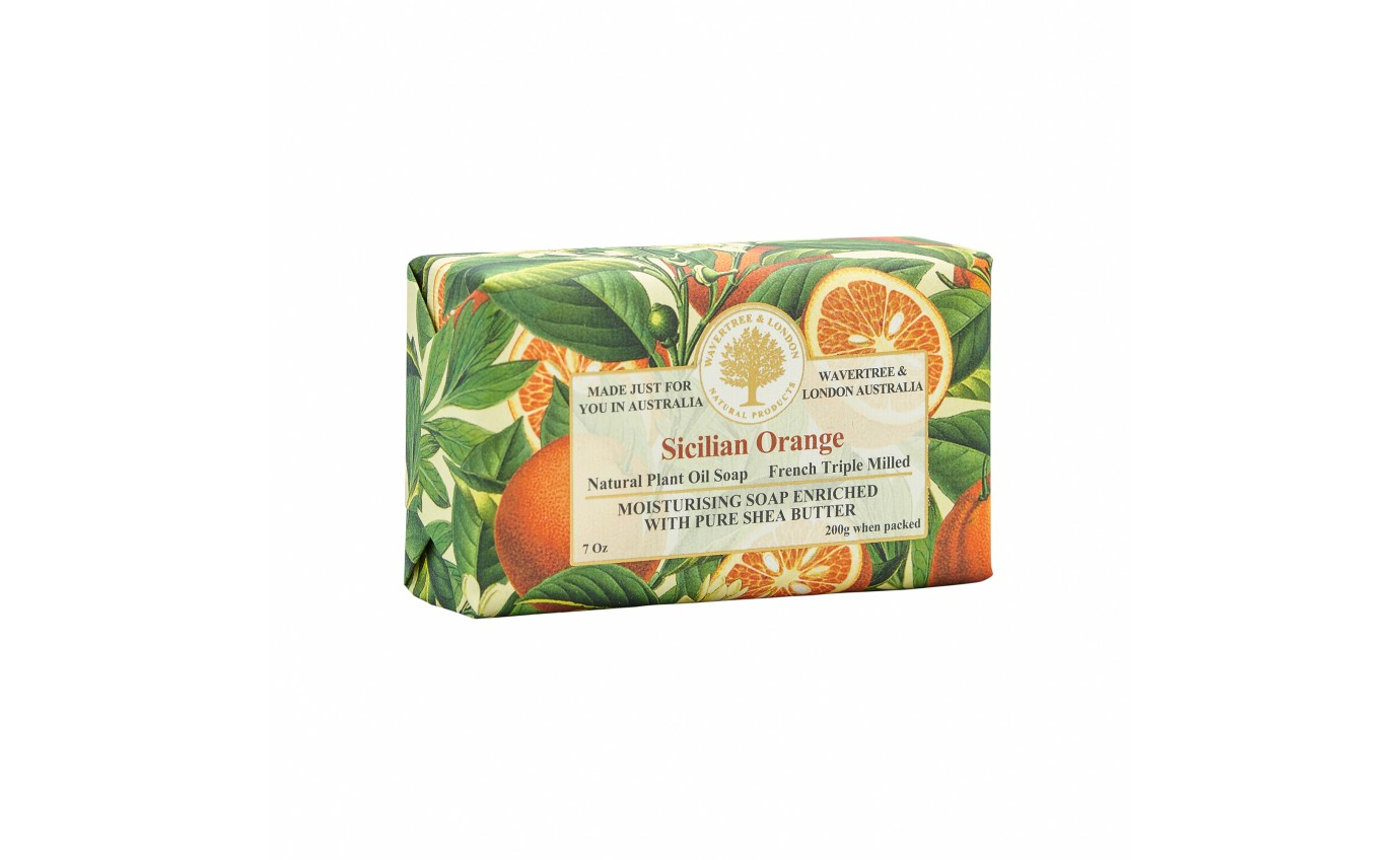 Wavertree & London Sicilian Orange Soap Bar 200g 9347774000012