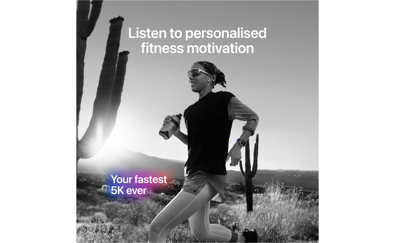 Apple Watch Ultra 3 49mm Black Titanium Case with Black Ocean Band MF0J4XA