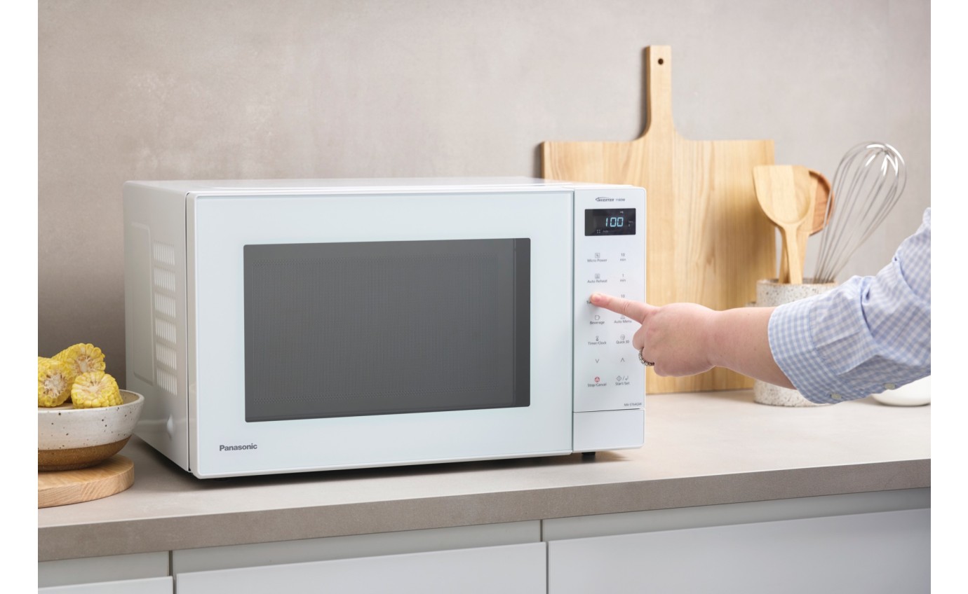 Panasonic 32L Inverter Microwave (White) NNST64QWQPQ