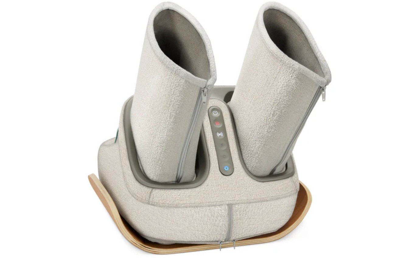 Homedics Luxe Compression Foot & Calf Massager FMS502GYAU