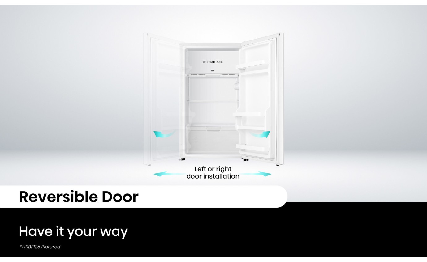 Hisense 124L Bar Fridge (Black) HRBF126B