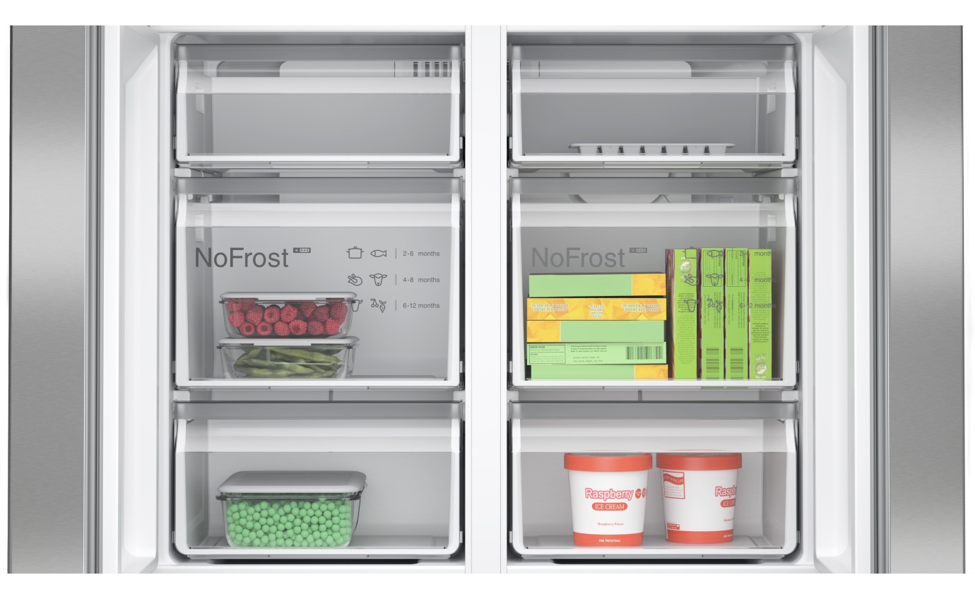 Bosch 605L Series 6 French Door Fridge (Black Stainless Steel) KFN96AXEAA