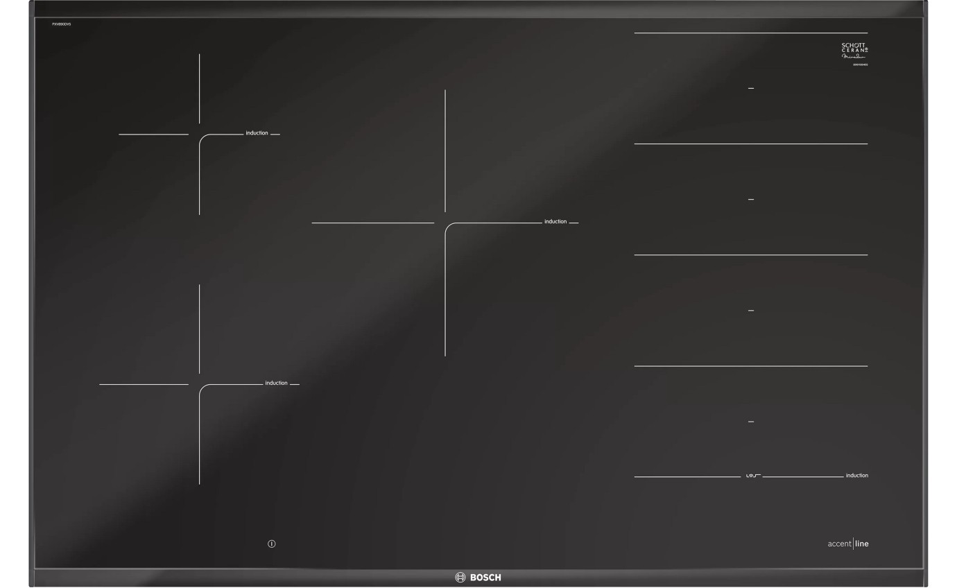 Bosch 80cm Series 8 Flex Induction Cooktop PXV890DV5E