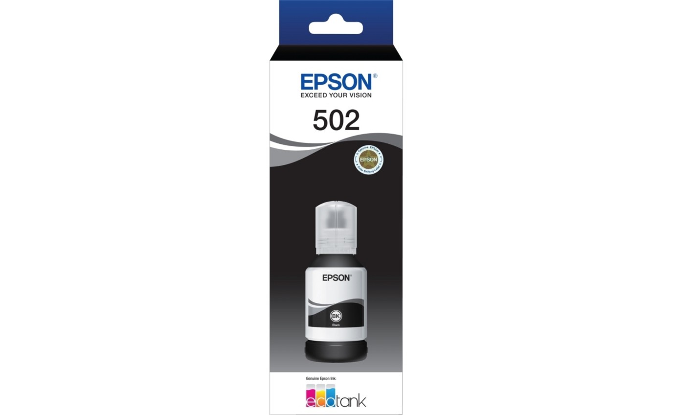 Epson 502 EcoTank Ink Bottle (Black) T03K192