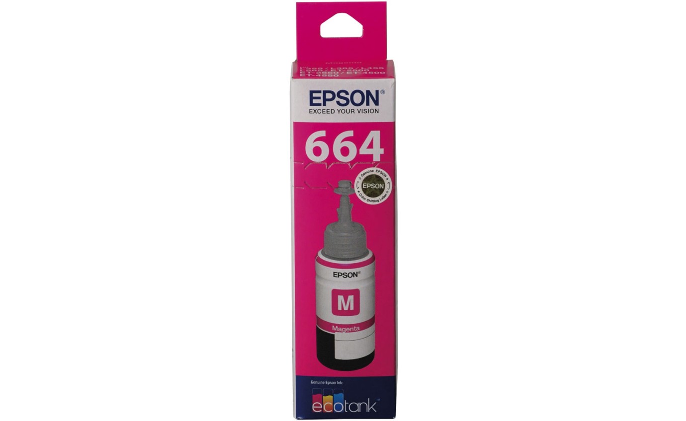 Epson 664 EcoTank Ink Bottle (Magenta) T664392