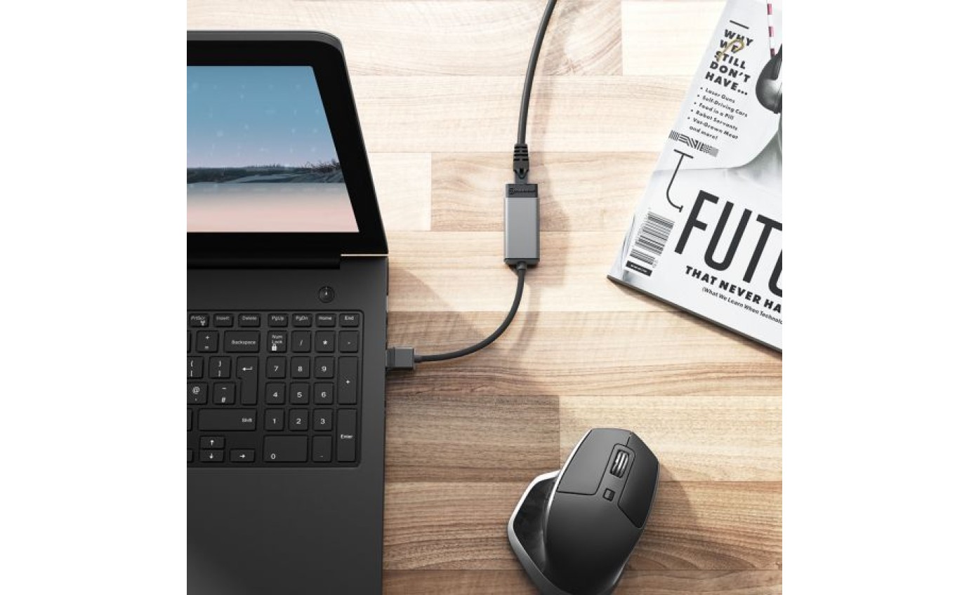 ALOGIC Ultra USB-A (Male) to RJ45 Gigabit Ethernet (Female) Adapter ULAGESGR