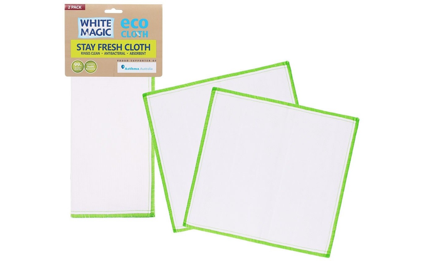 White Magic Eco Cloth Stay Fresh Cloth (Set of 2) WMSFC