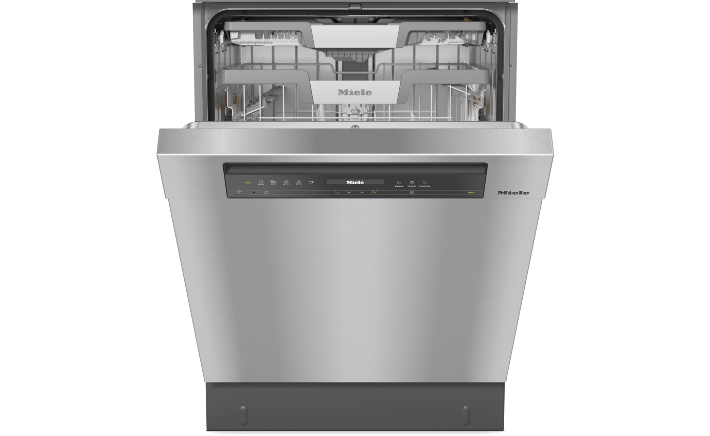 Miele 60cm Built-under Dishwasher XXL with AutoDos (CleanSteel) G7609SCUXXLCLST