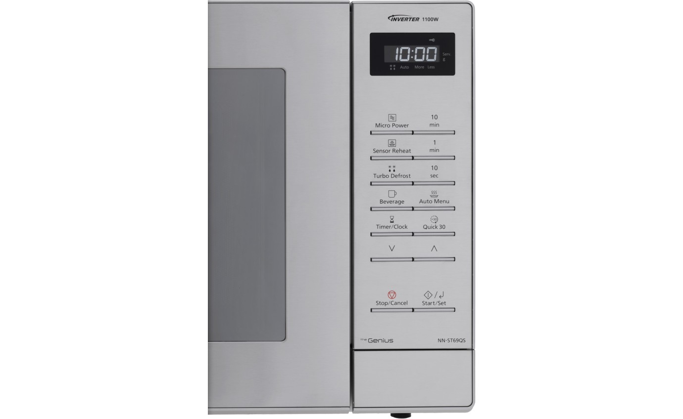 Panasonic 32L 1100W Inverter Microwave (Stainless Steel) NNST69QSQPQ