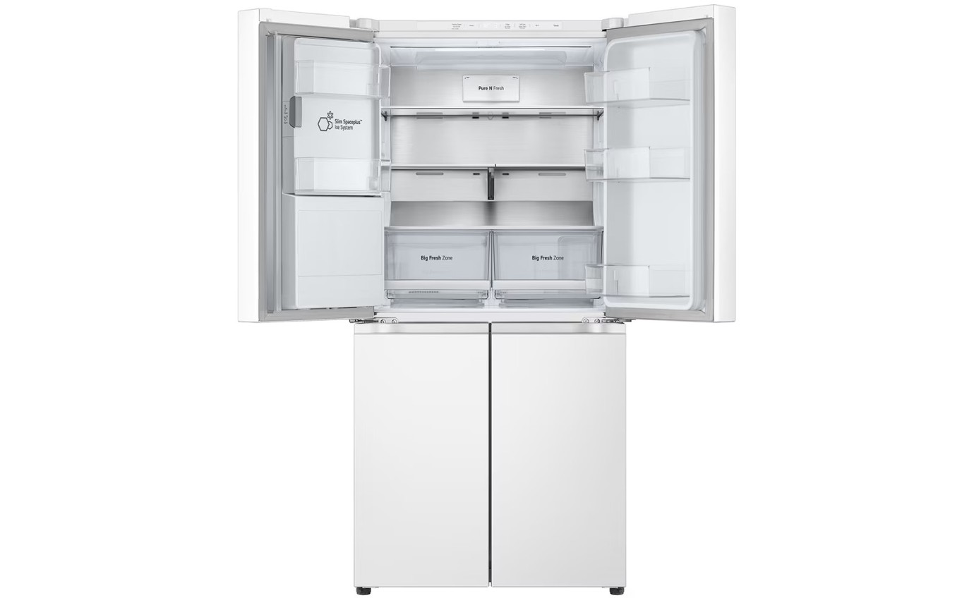 LG 506L Quad Door Fridge (White) GFL500MWH