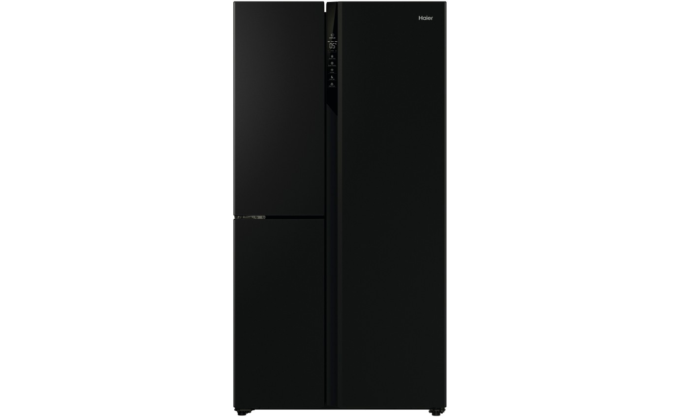 Haier 574L S+ Three Door Side by Side Fridge (Black) HRF575XC