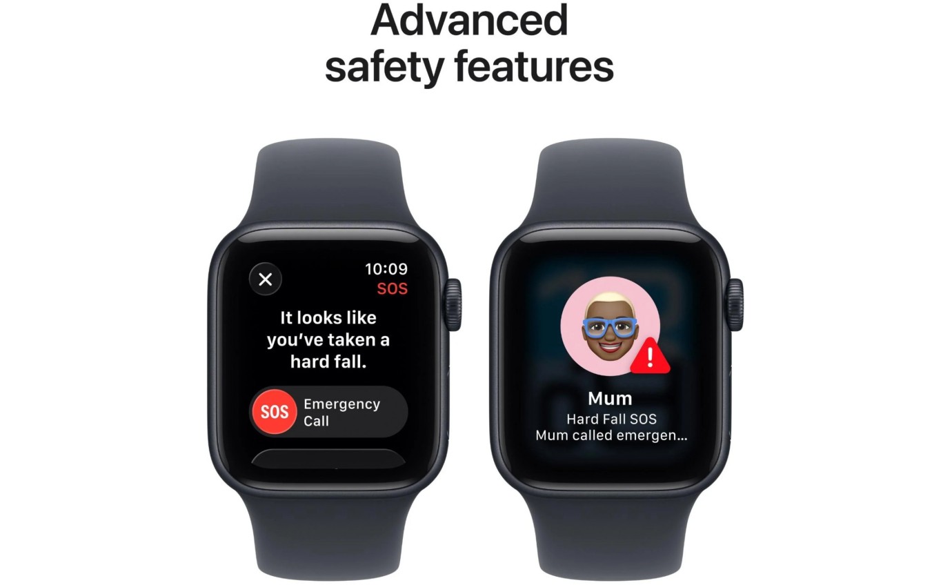 Apple Watch SE 3 GPS + Cellular 40mm Midnight Aluminium Case with Midnight Sport Band (M/L) MEPC4XA