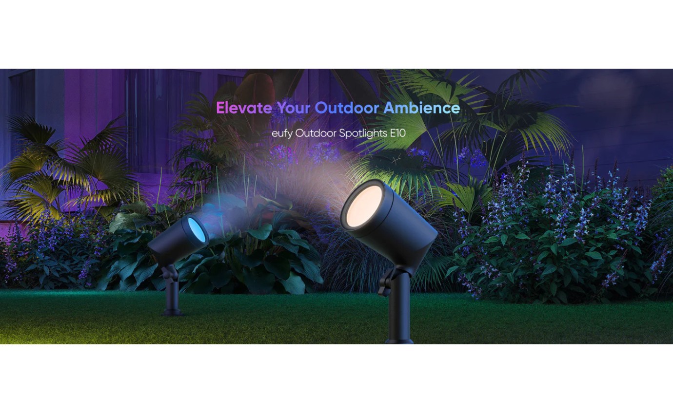 eufy Outdoor Spotlights E10 (2 Pack) T8L20C11