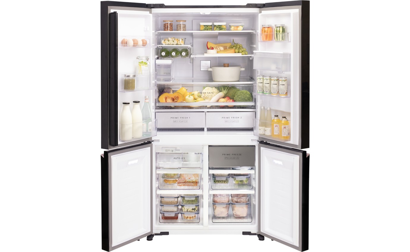 Panasonic 618L PRIME+ French Door Fridge (Black Hairlines Steel) NRXY680LVKA