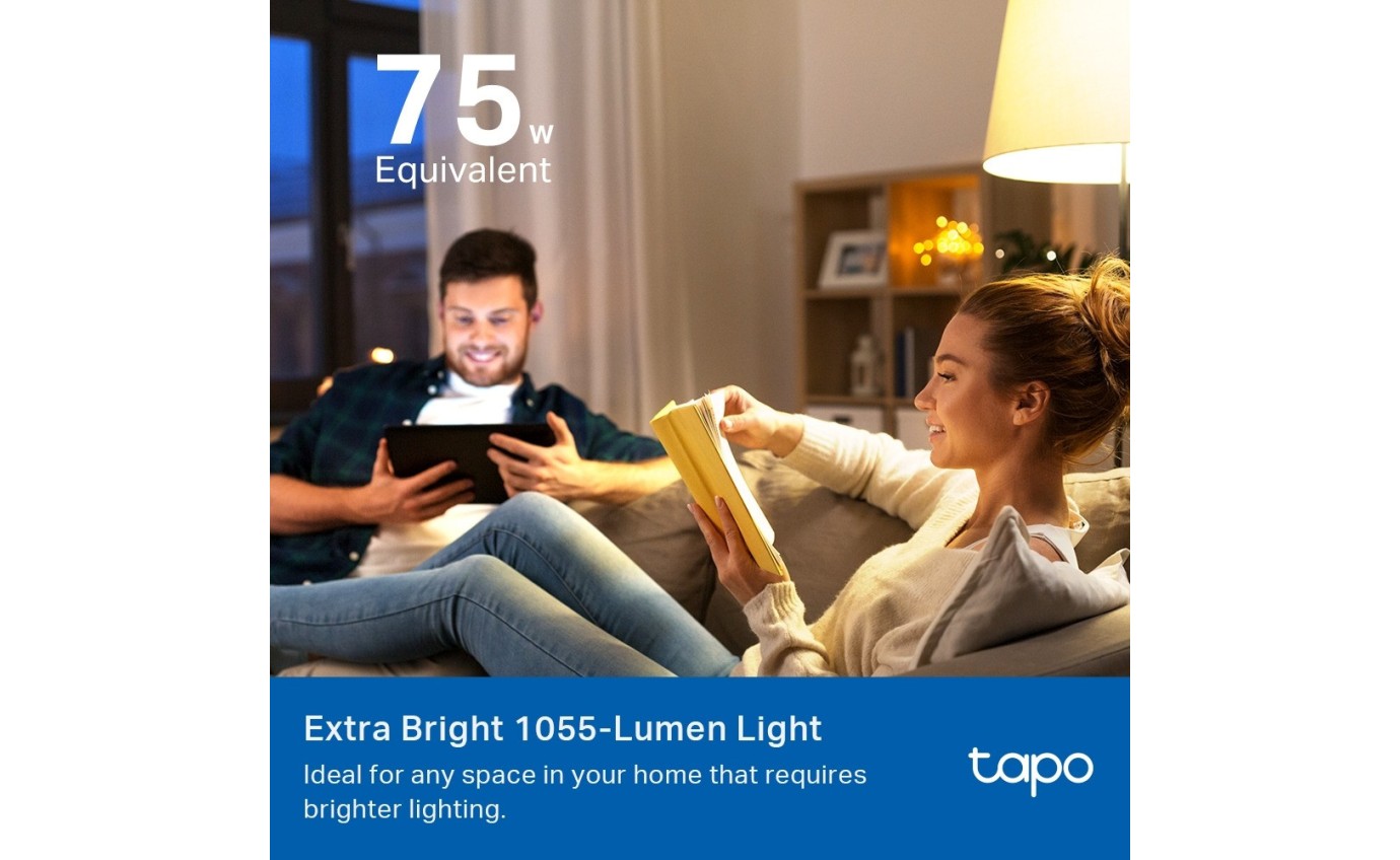 Tapo Smart Wi-Fi Multicolour Light Bulb (E27) TAPOL535E