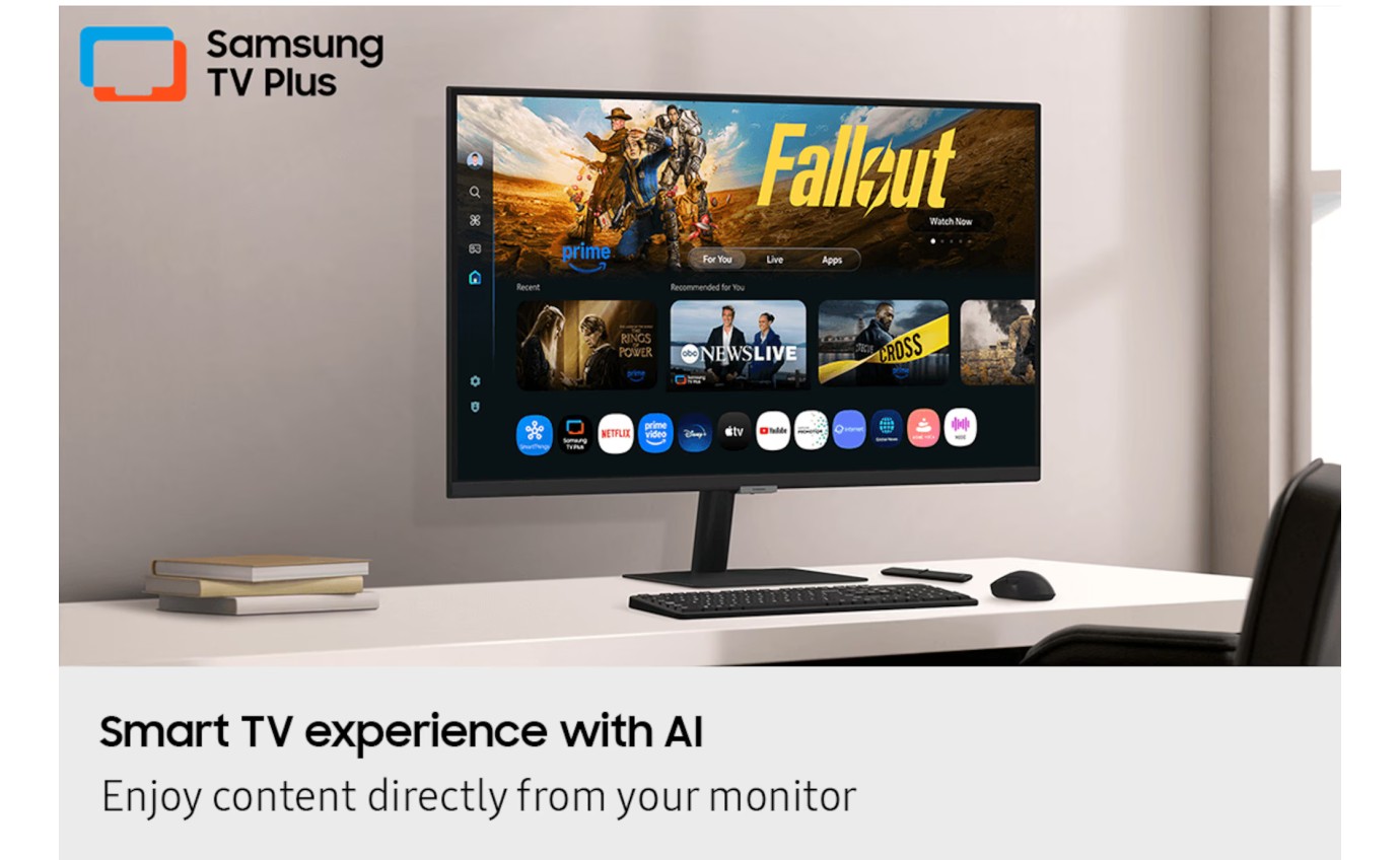 Samsung 32 inch M7 M70F 4K Smart Monitor with Remote LS32FM700UEXXY