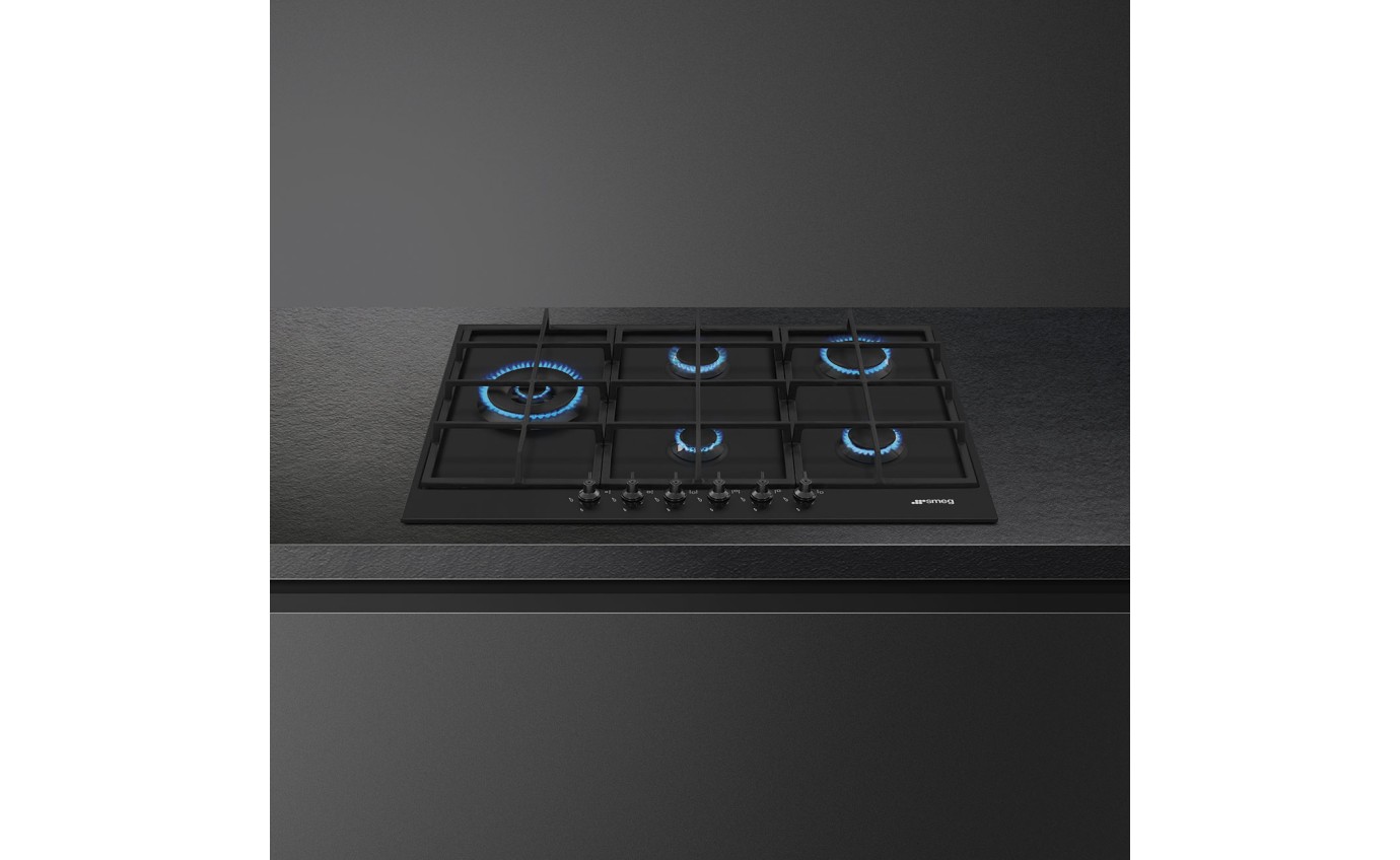Smeg 72cm Gas Cooktop PX375LMBAU
