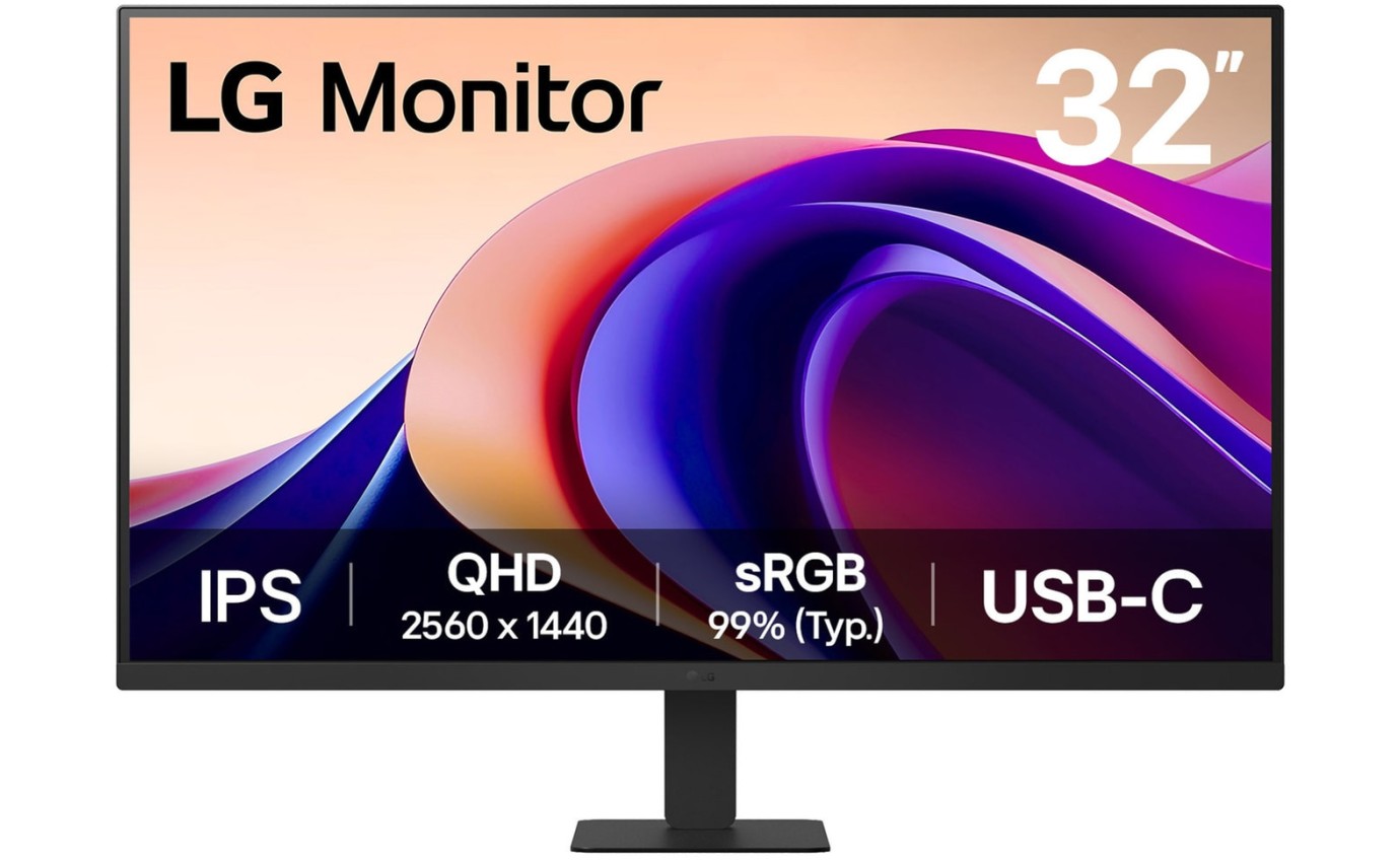 LG 32 inch QHD IPS Monitor with USB-C LG32U631AB