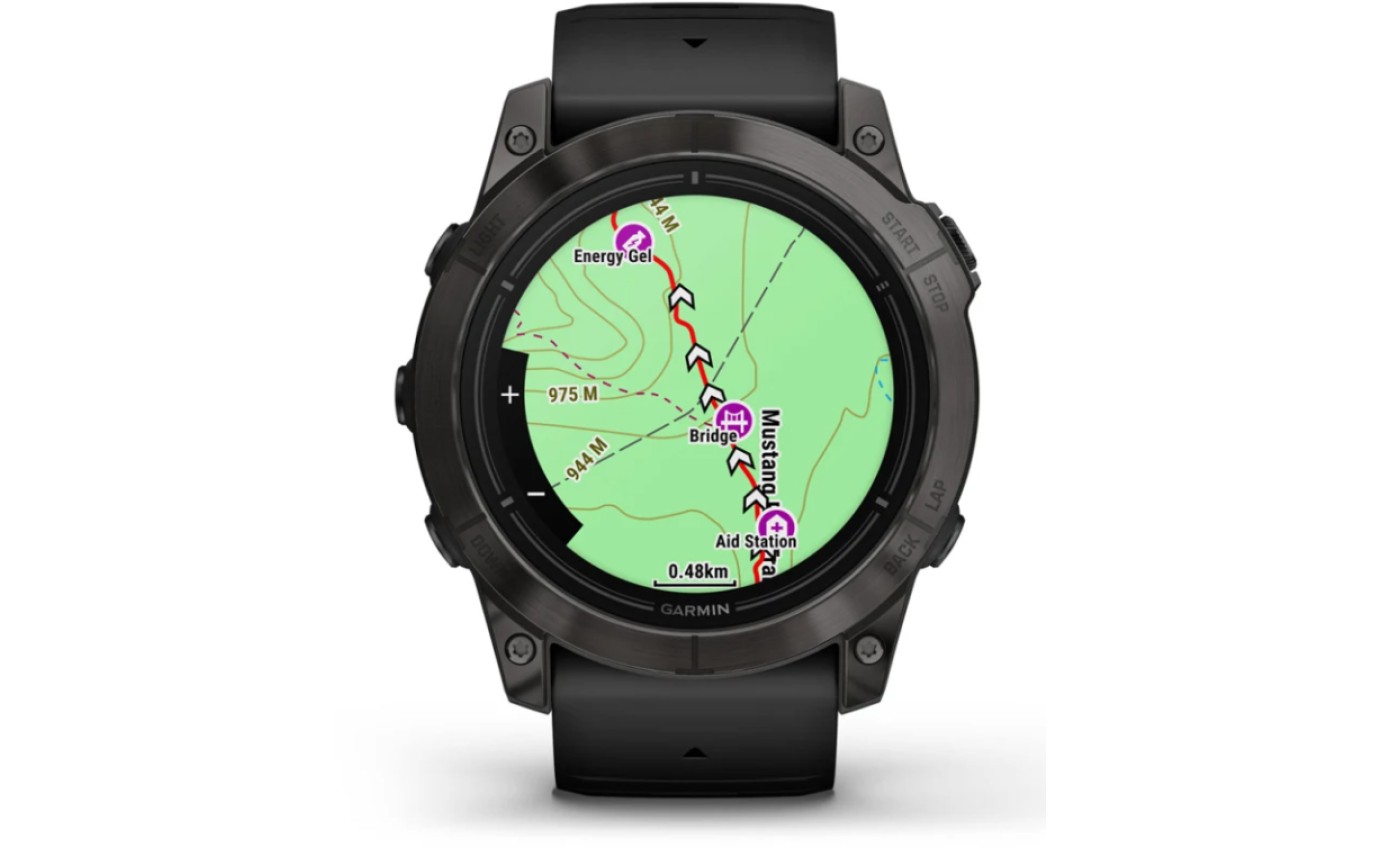 Garmin Garmin epix &trade; Pro (Gen 2) Sapphire Edition 51mm Carbon Grey DLC Titanium with Black Band 0100280402
