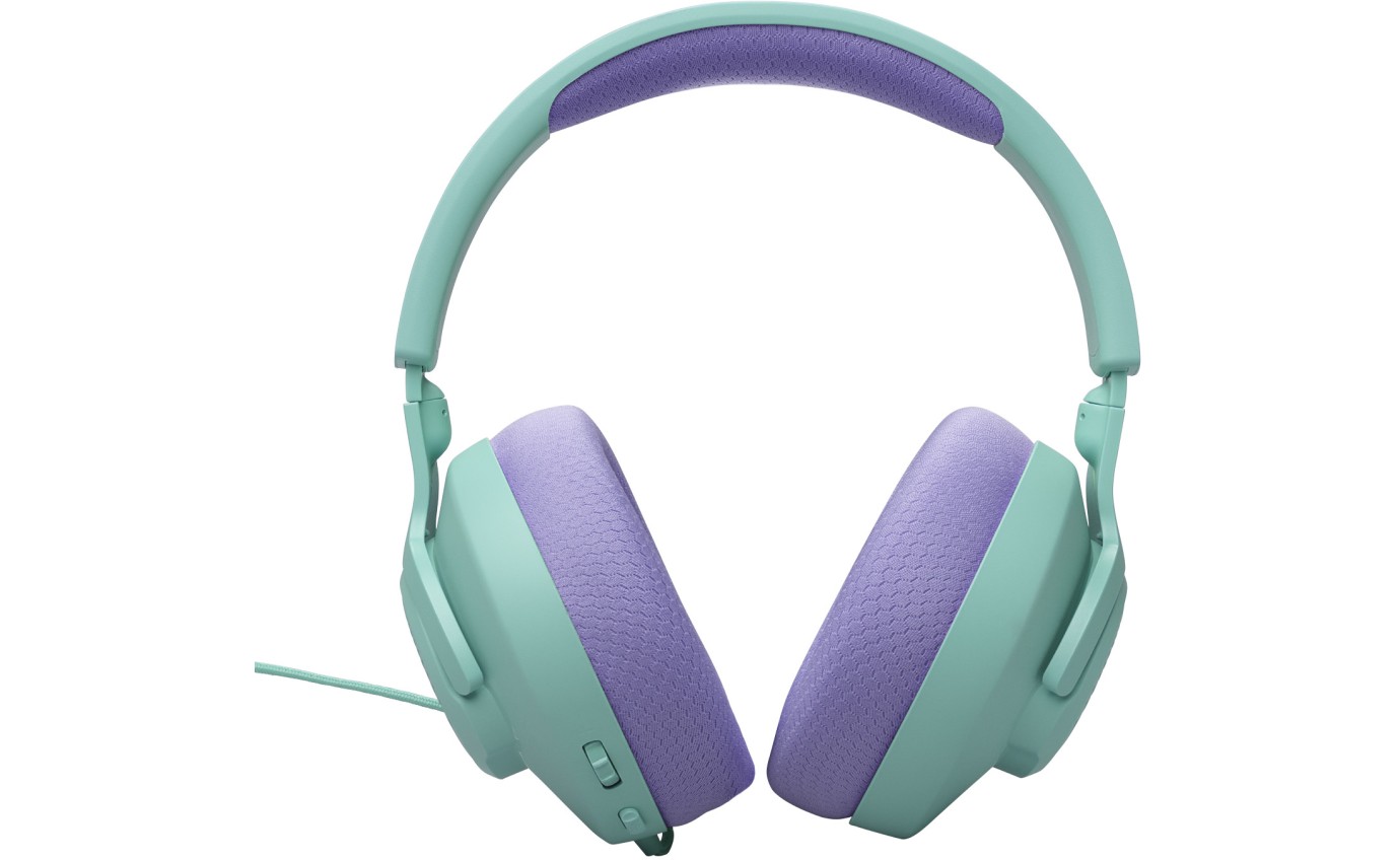 JBL Quantum 100 M2 Wired Over-Ear Headphones (Cyan) JBLQTUM100M2CYN