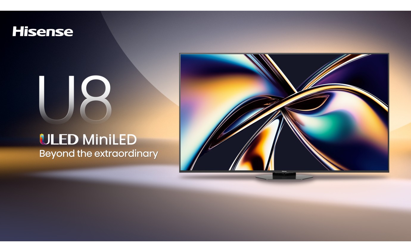 Hisense 85 inch U8QAU ULED Mini LED 4K 165Hz Smart TV 85U8QAU