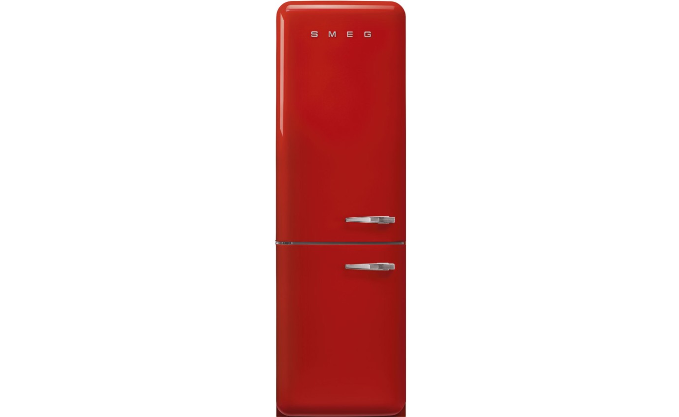Smeg 331L 50s Style Retro Bottom Mount Fridge (Red) FAB32LRD5AU