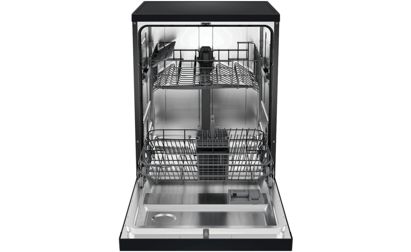 Haier 60cm 300 Series Freestanding Dishwasher (Black) HDW13F0B1