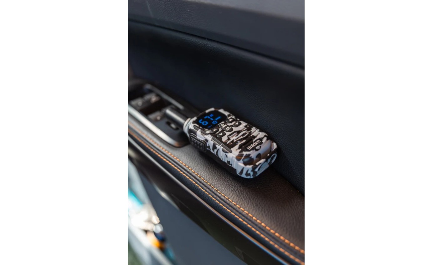 Uniden UH45 Max 0.5W UHF Handheld Radio with Kid-Zone Plus (Camo Grey) [2 Pack] UH452MAX