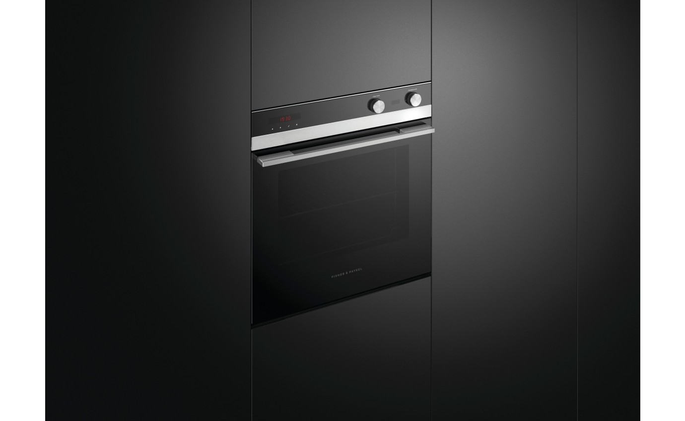 Fisher & Paykel 60cm Series 5 Contemporary Pyrolytic Oven, 7 Function OB60SC7CEPX3