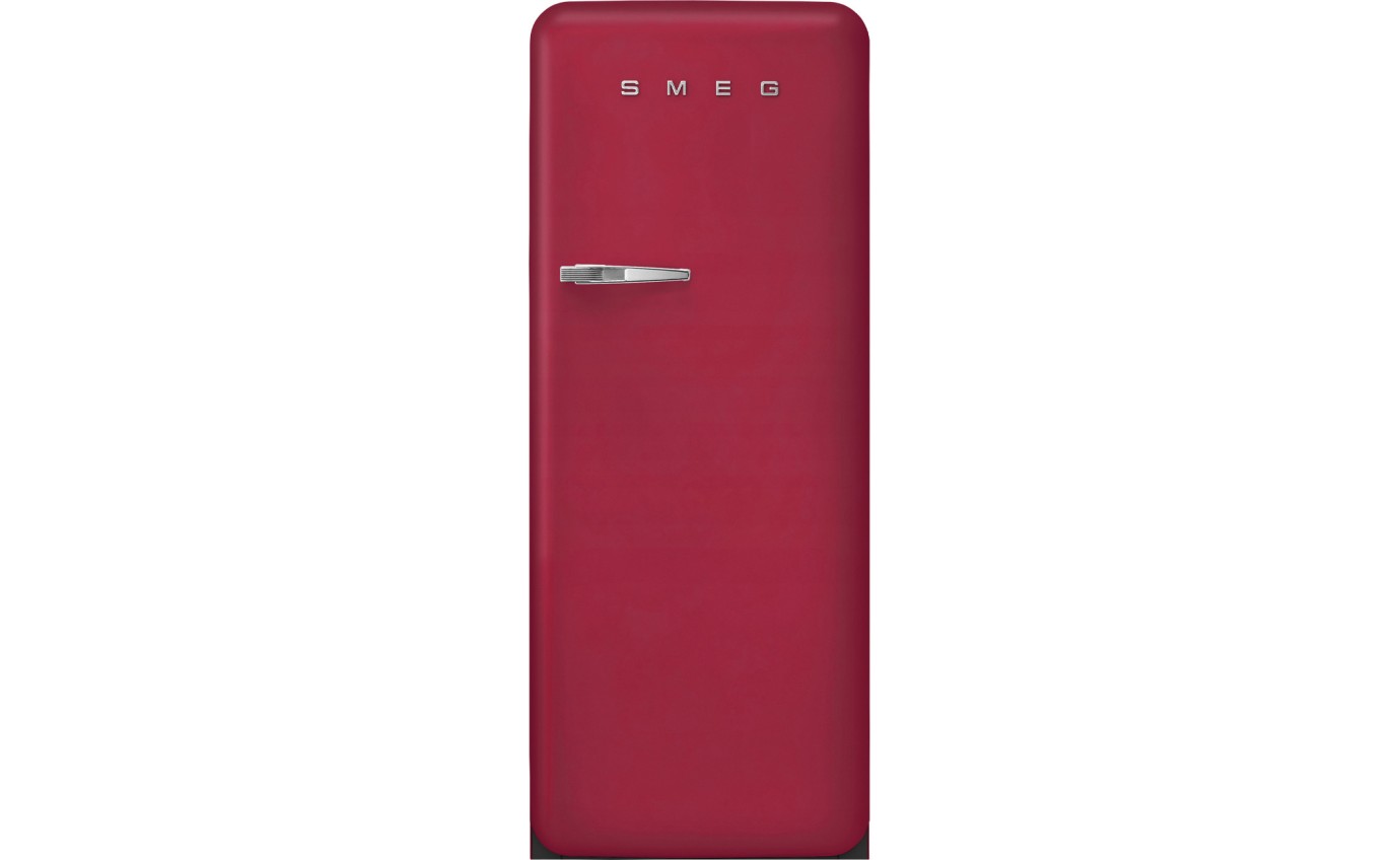 Smeg 270L 50s Style Retro Single Door Fridge (Ruby Red) FAB28RDRB5
