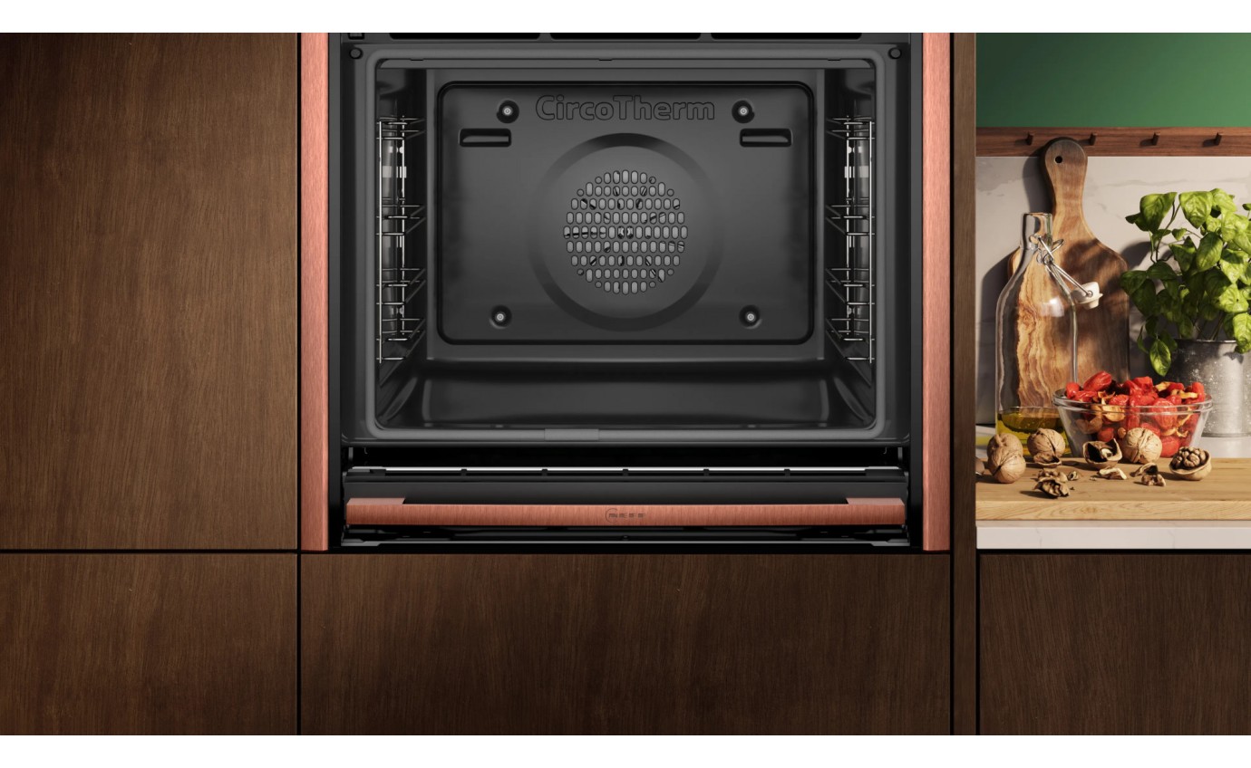 Neff 60cm N 90 Built-in Pyrolytic Oven with Added Steam Function (Metallic Silver) B69VS73Y0AMS