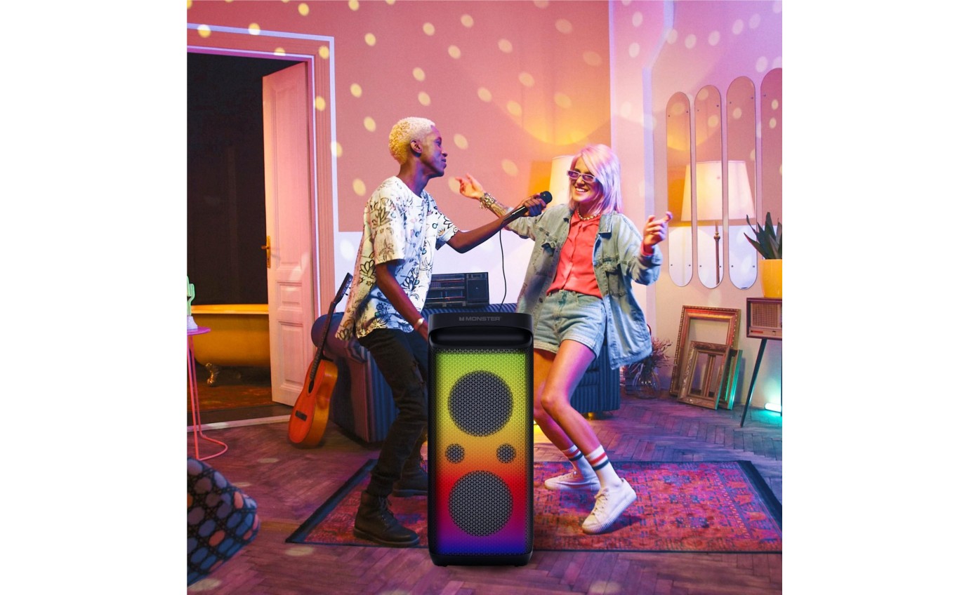 Monster MT-F10 Portable Party Speaker MTF10 MT-F10 Retravision