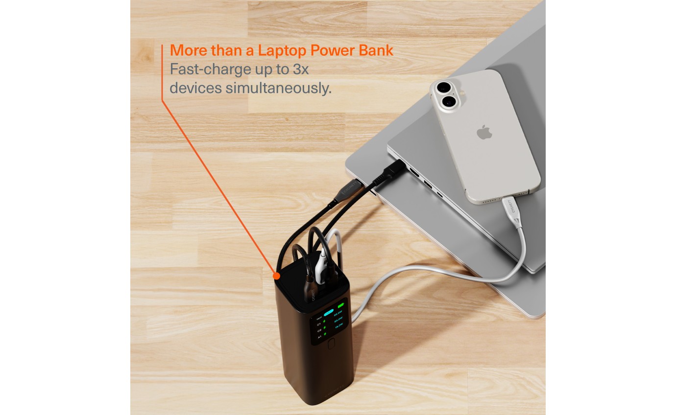 Cygnett HighPWR 27K 148W Laptop Power Bank with Case 11901339042